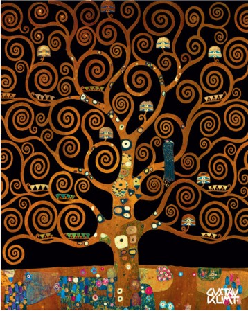 UNDER THE TREE OF LIFE - Gustav Klimt Paintings